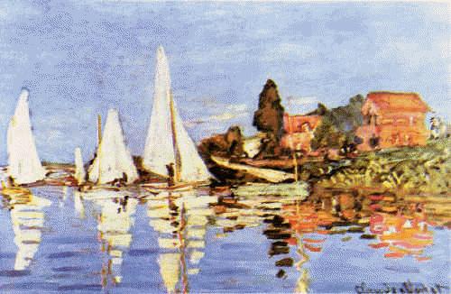 Claude Monet Regatta at Argenteuil